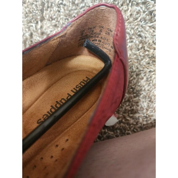 Hush Puppies Red Floral Flats Size 8 NWT - Picture 3 of 7